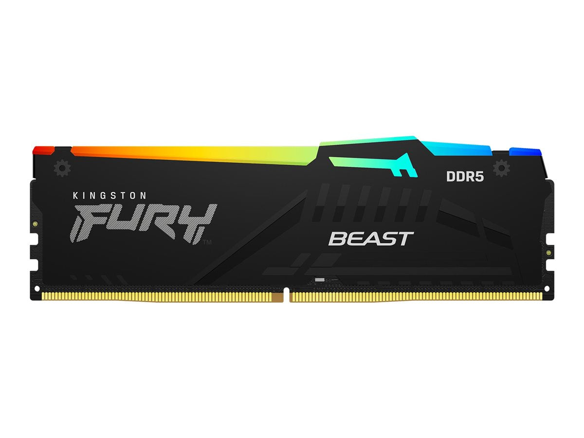 KINGSTON 16GB 6000MT/s DDR5 CL36 DIMM FURY Beast RGB EXPO