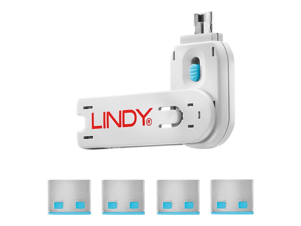 LINDY USB Portschloesser Detailansicht