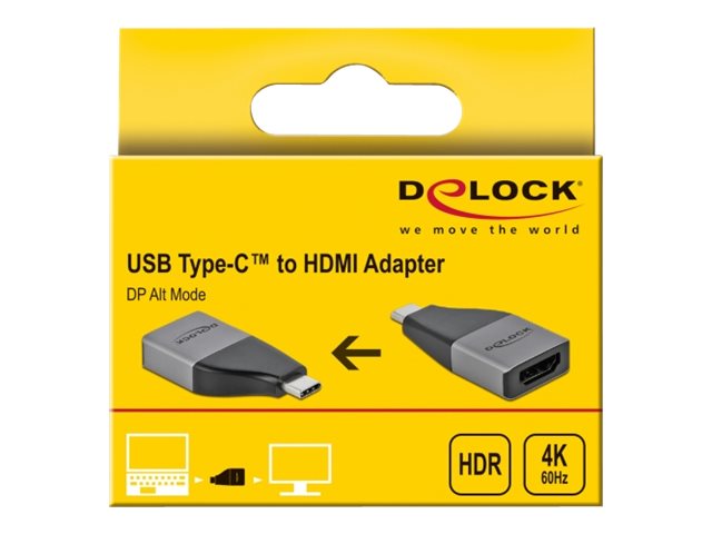 DELOCK USB Type-C Adapter zu HDMI Verpackung