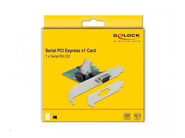 DELOCK PCI Express Karte zu 1xSeriell RS-232
