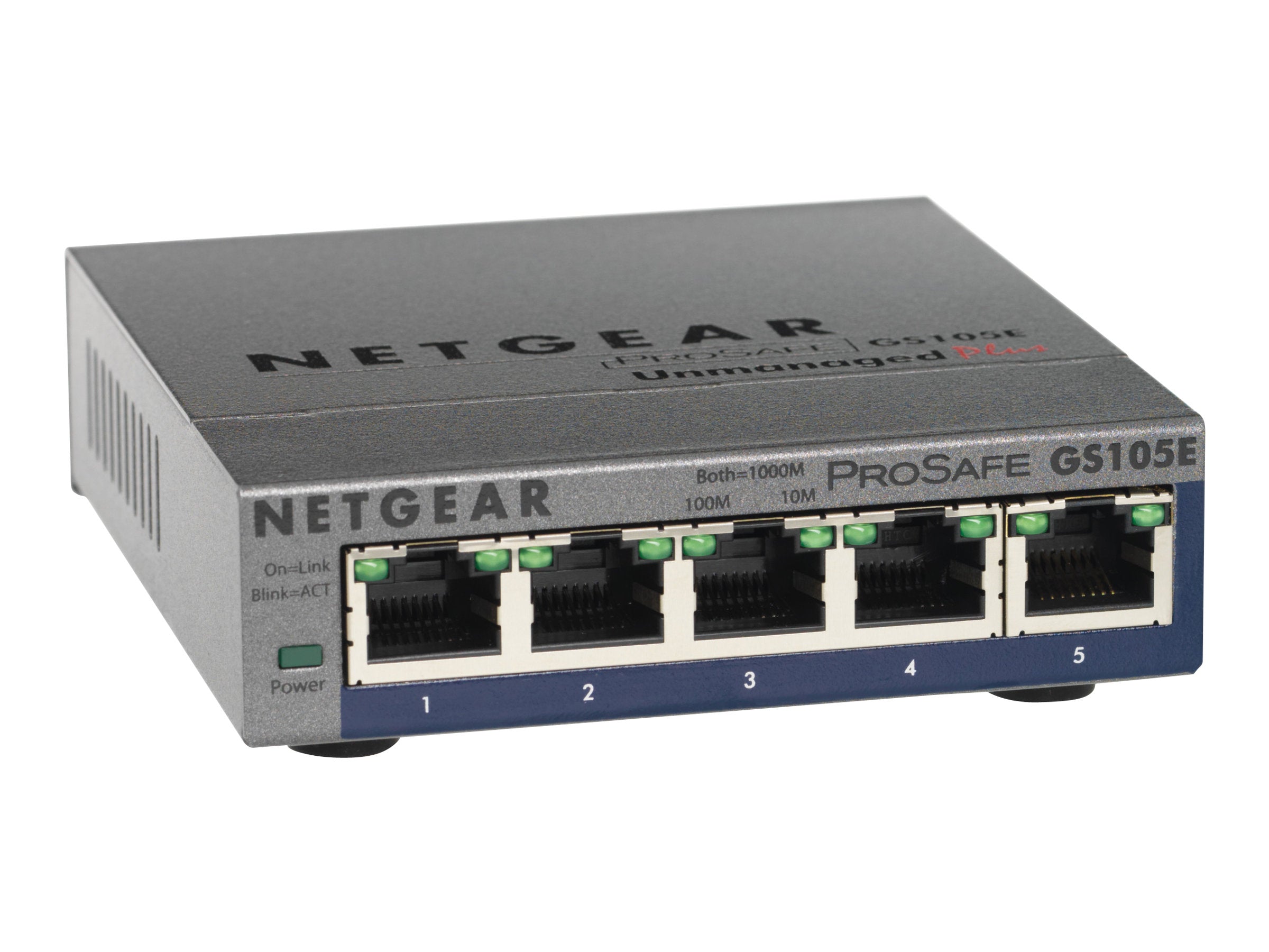 NETGEAR 5-Port Gigabit Plus Ethernet Switch - Vorderansicht