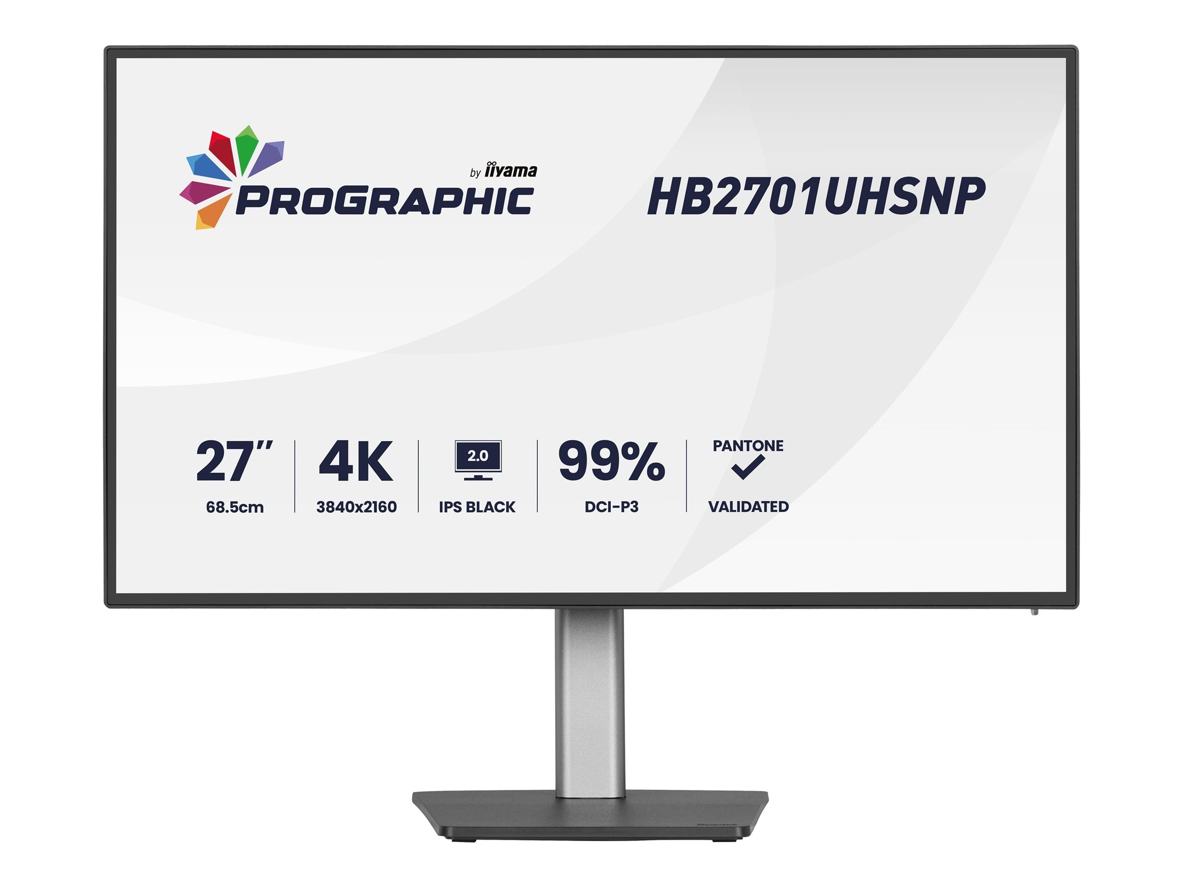IIYAMA HB2701UHSNP-B1 Monitor Vorderansicht