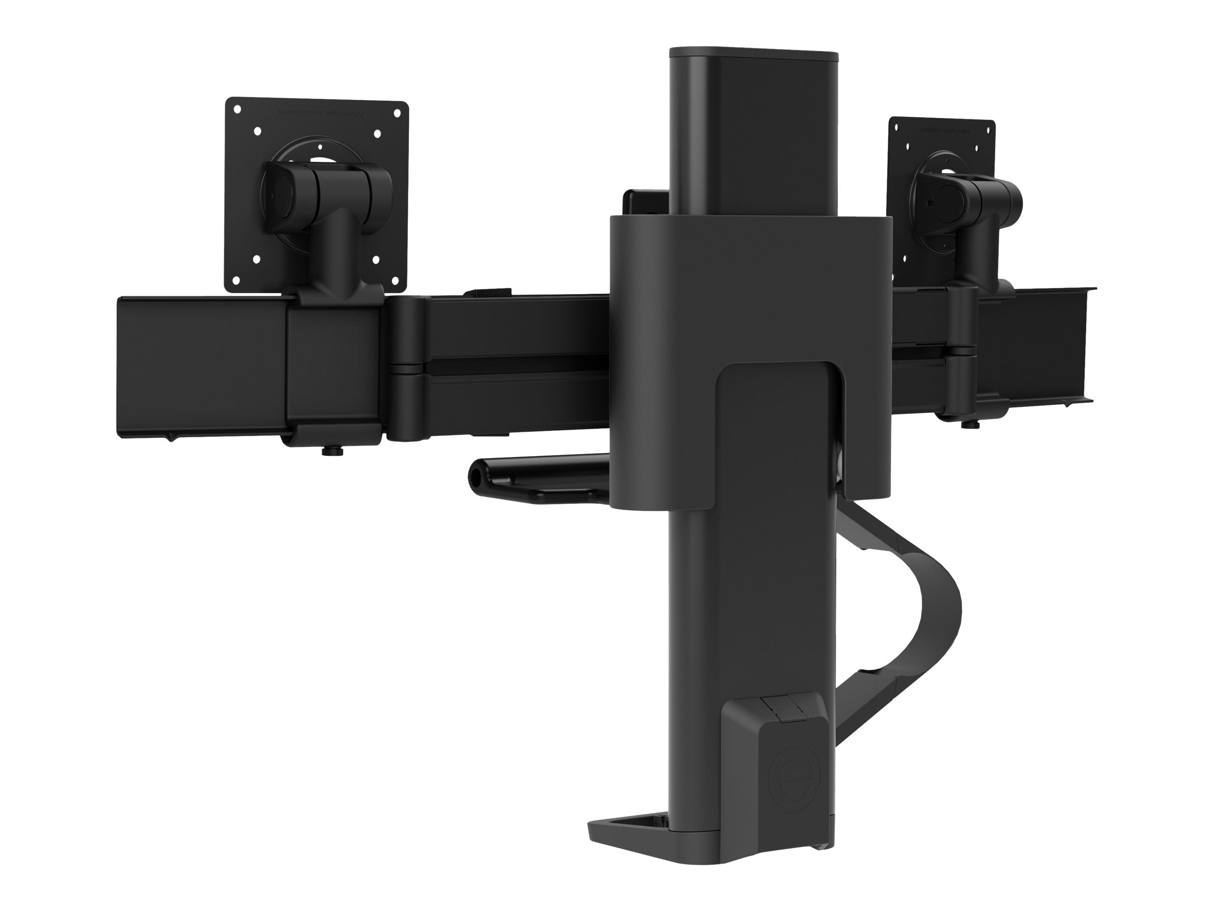 ERGOTRON TRACE Dual Monitorhalterung mit patentierter CF-Technologie Matte Black
