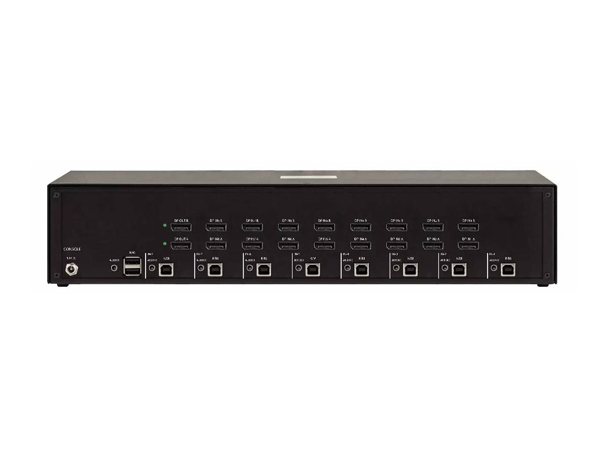 STARTECH.COM 8-Port Dual-Monitor Secure KVM Switch DisplayPort 4K 30Hz NIAP 4.0 Zertifizierter Desktop KVM Umschalter