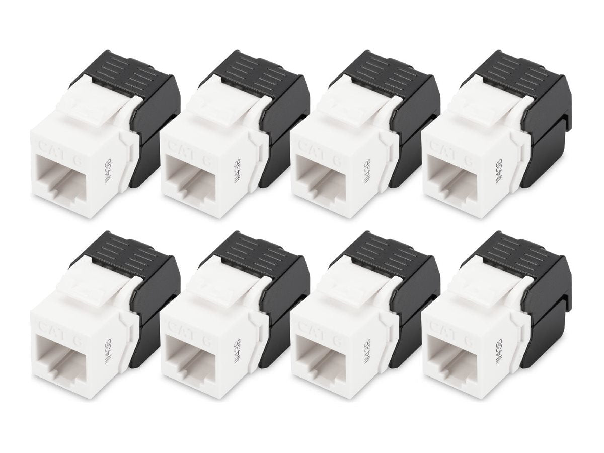 DIGITUS CAT 6 Keystone Jack unshielded RJ45 Vorderansicht