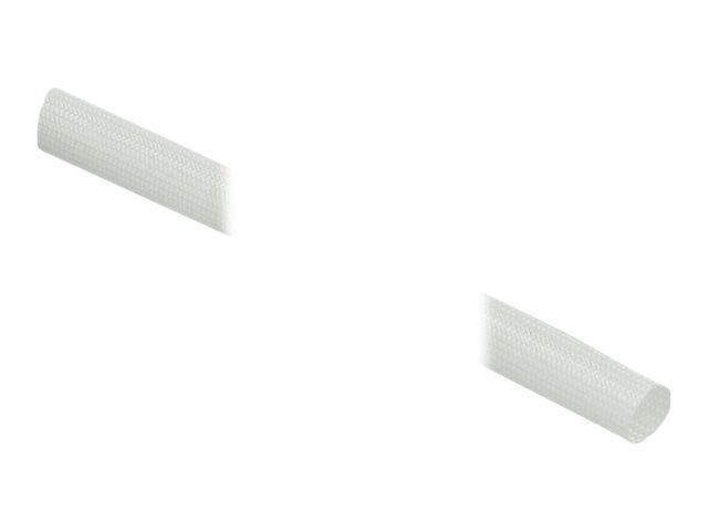DELOCK Schutzschlauch Glasfasergeflecht 5 m x 2 mm weiss - Verpackung