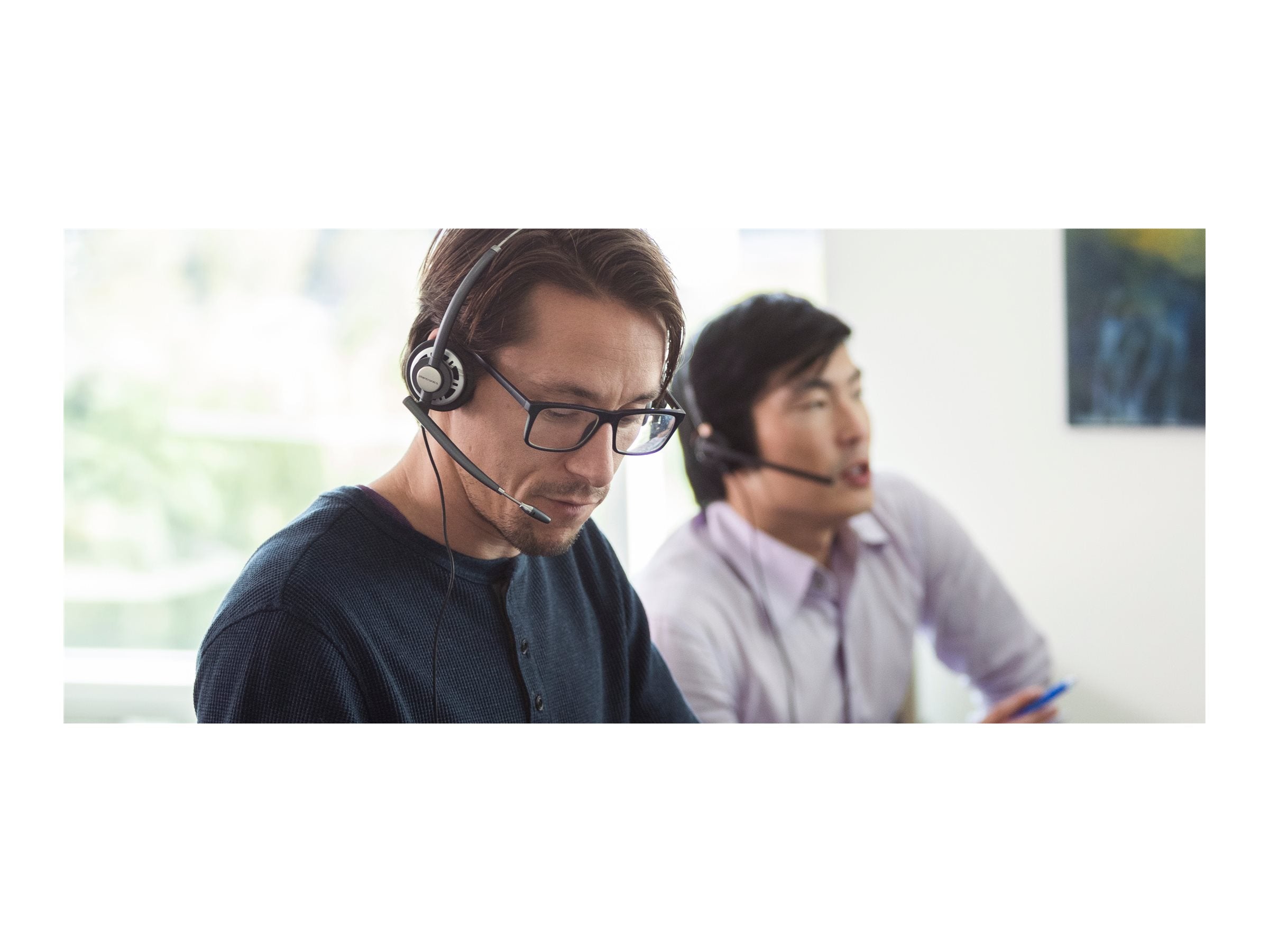HP Poly EncorePro HW720 Binaural Headset Vorderansicht