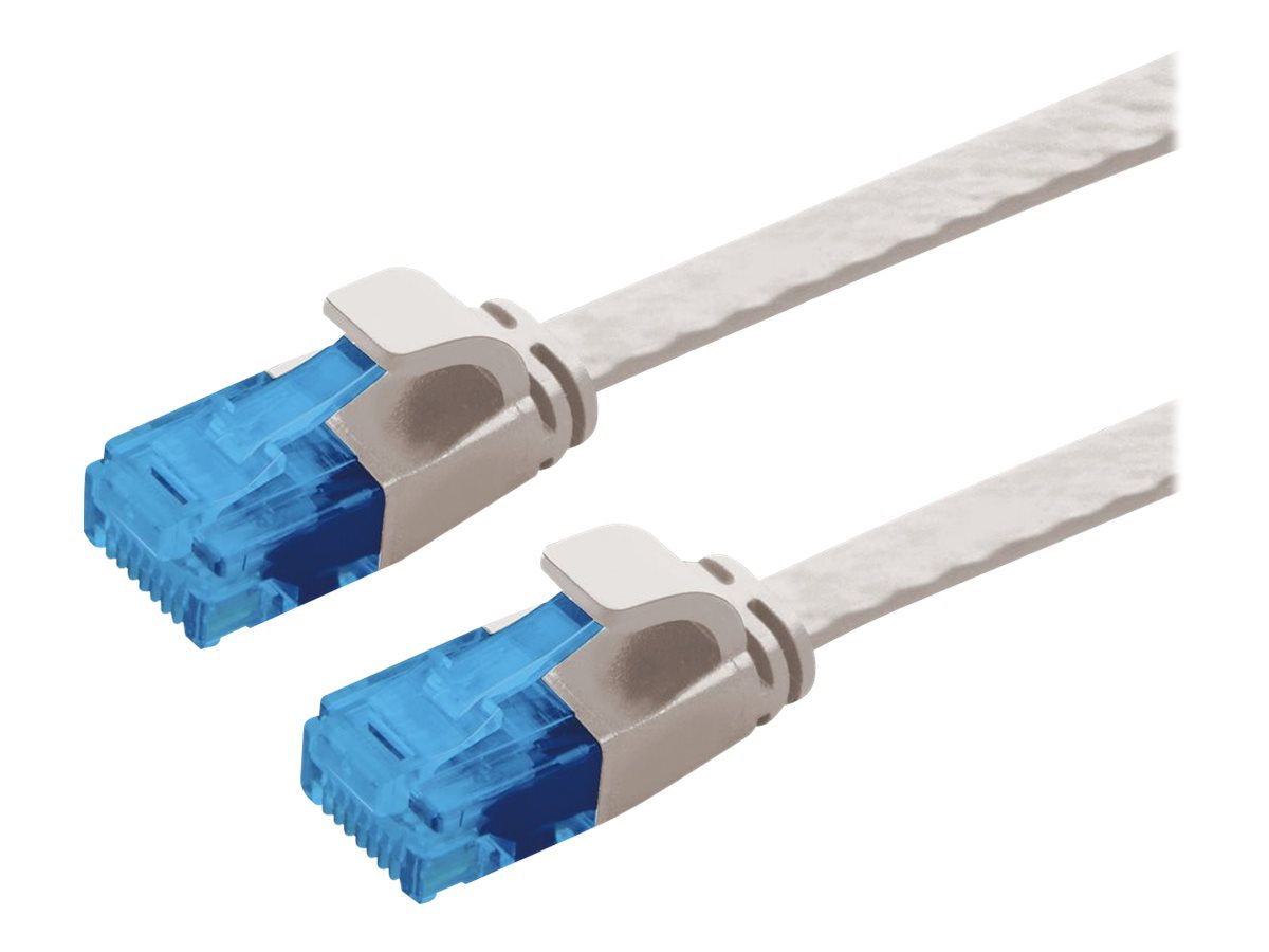 VALUE Patchkabel Kat.6A Class EA UTP extra-flach grau 5m - Vorderansicht