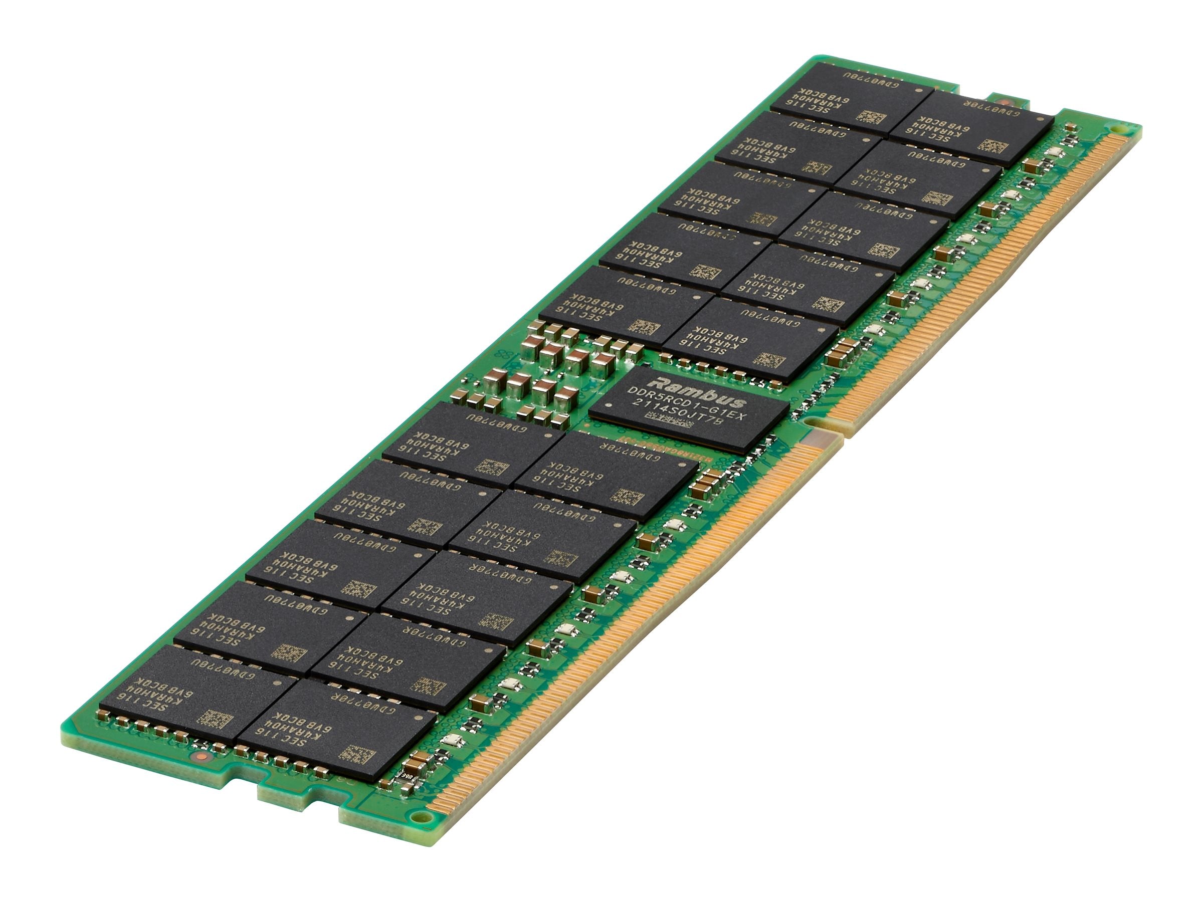 HPE 128GB 1x128GB Quad Rank x4 DDR5-4800 CAS-46-39-39 EC8 Registered 3DS Smart Memory Kit