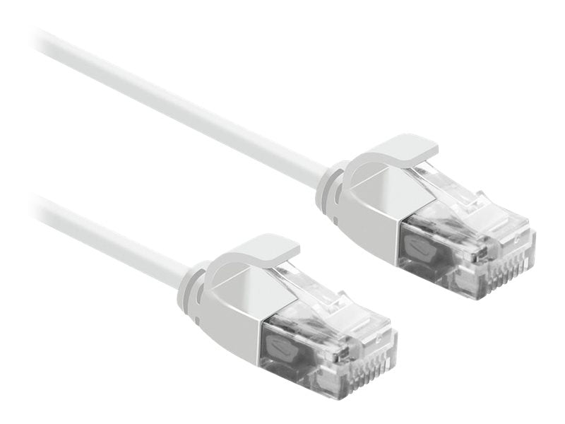 ROLINE UTP DataCenter Patchkabel Kat.6A Class EA LSOH slim weiss 0,15m - Verpackung