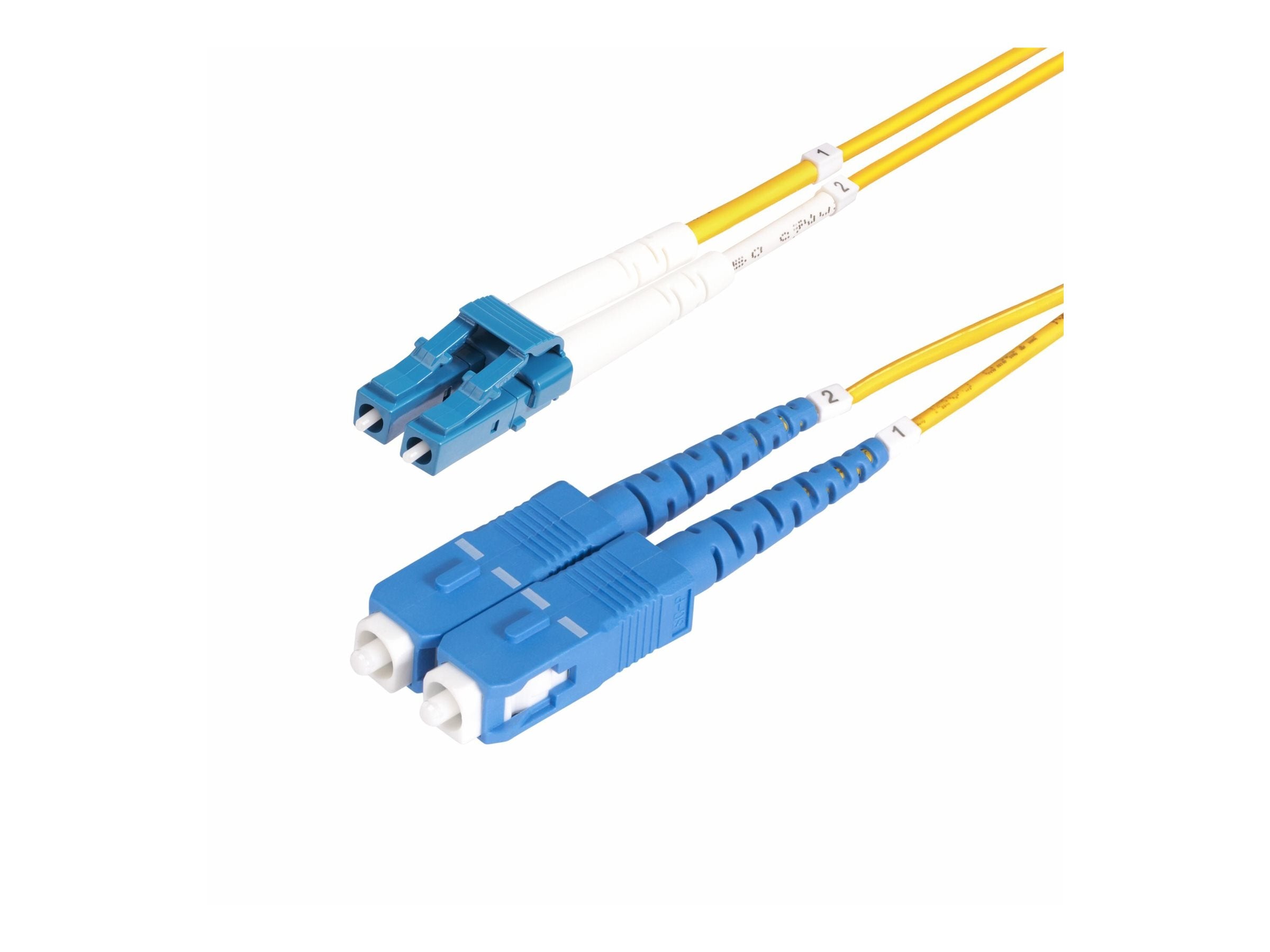 STARTECH.COM 15m OS2 LWL Patchkabel LC zu SC UPC Verpackung
