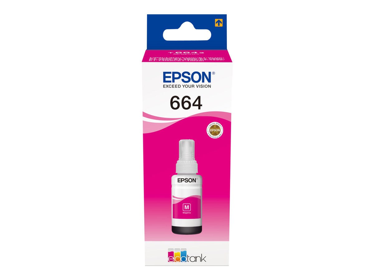 EPSON 1LB T6643 Nachfülltinte Magenta 70ml Verpackung