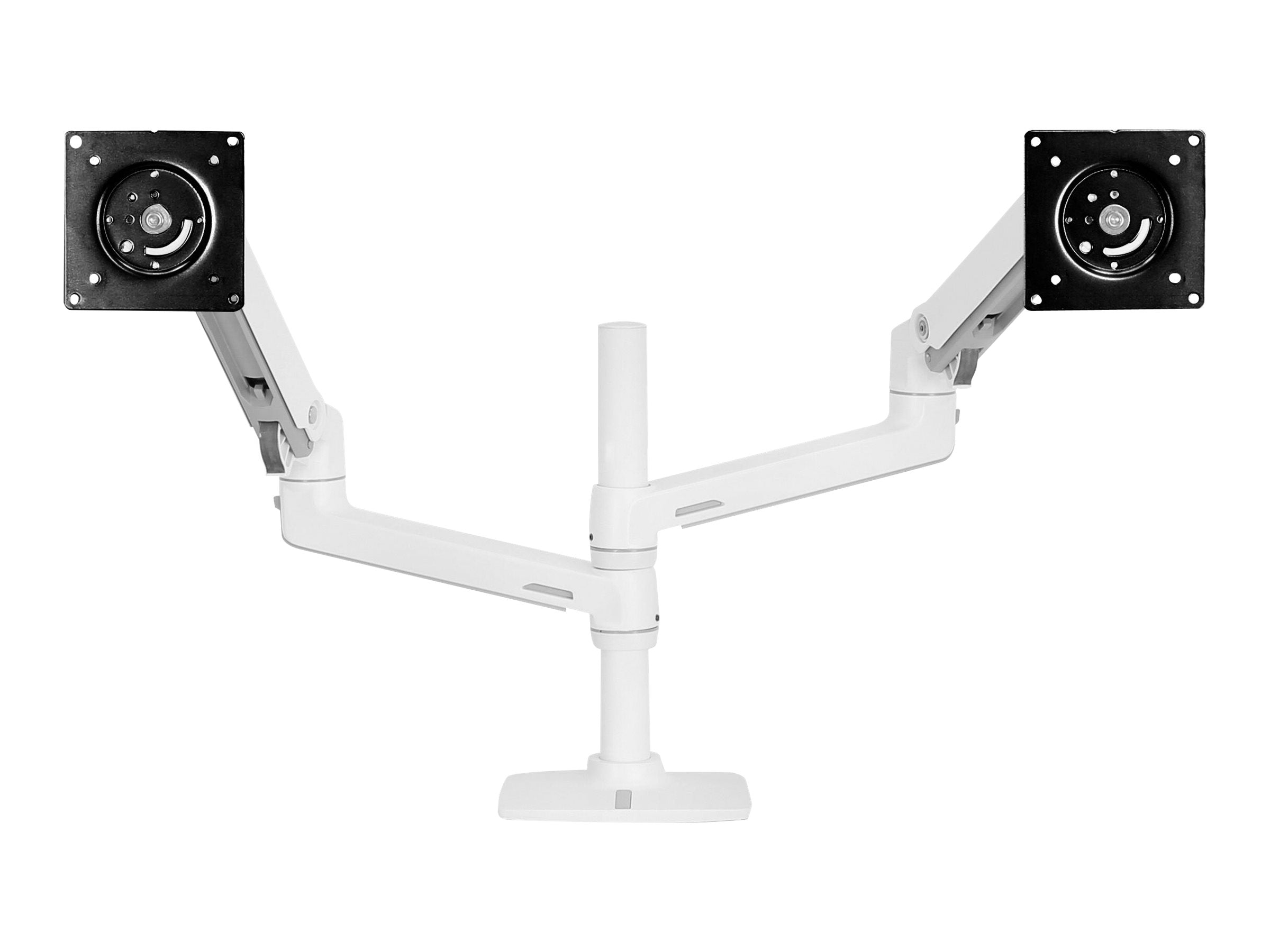 ERGOTRON LX Doppelschirmloesung fuer Tischmontage weiss 61cm 24Zoll Displays bis 33cm anheben max18kg.belastbar VESA 75x75 100x100mm