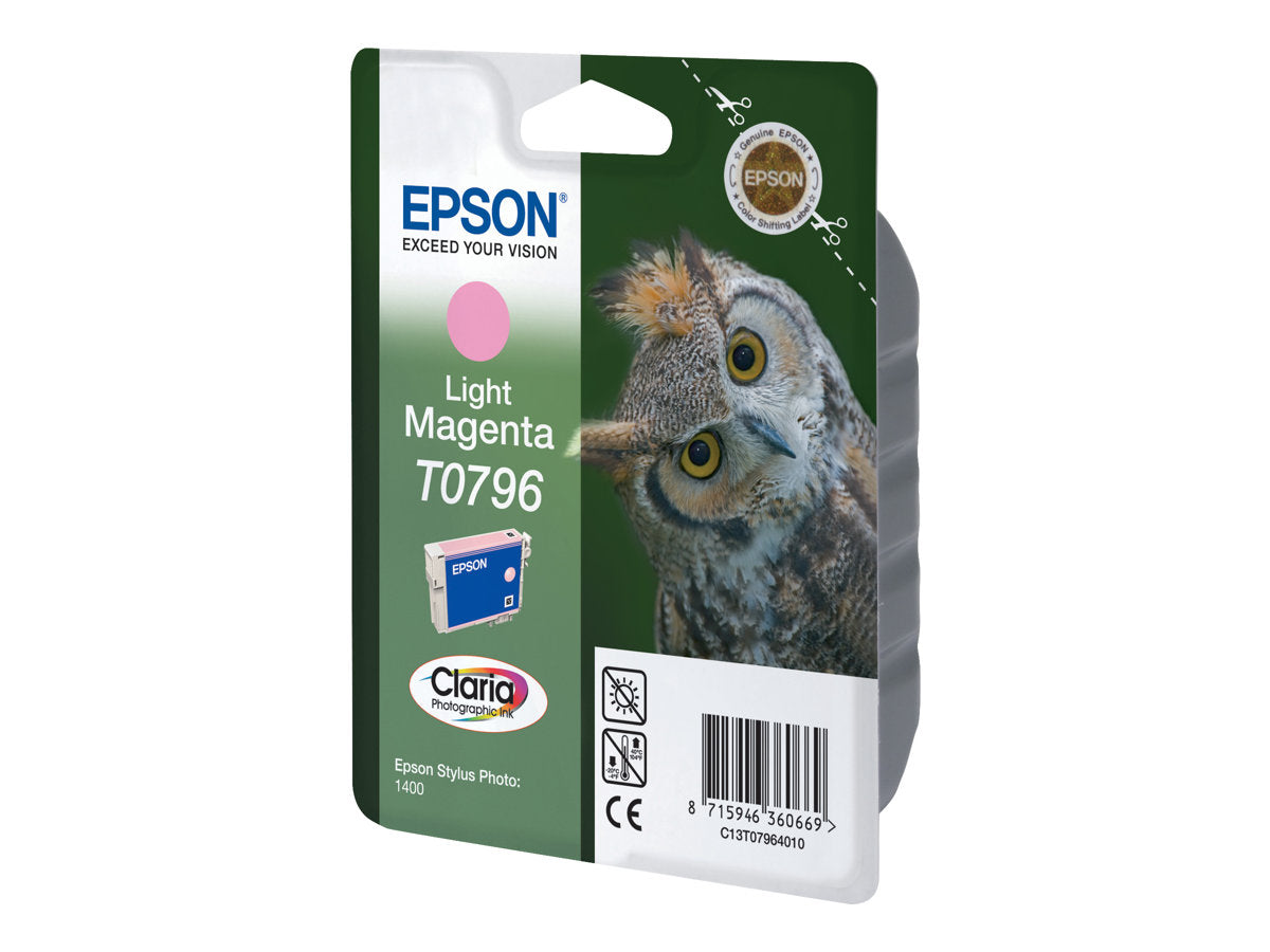 EPSON T0796 Tintenpatrone hellmagenta Vorderansicht
