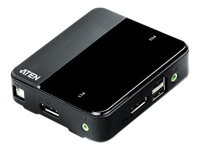 ATEN CS782DP KVM Switch 2-Port USB DisplayPort Vorderansicht