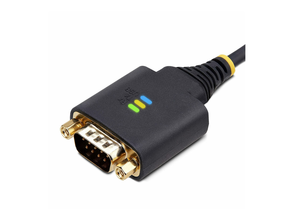 STARTECH.COM 2m USB auf Seriell Adapter COM-Retention FTDI USB-A zu DB9 Kabel USB RS232 Wechselbare Schrauben/Muttern