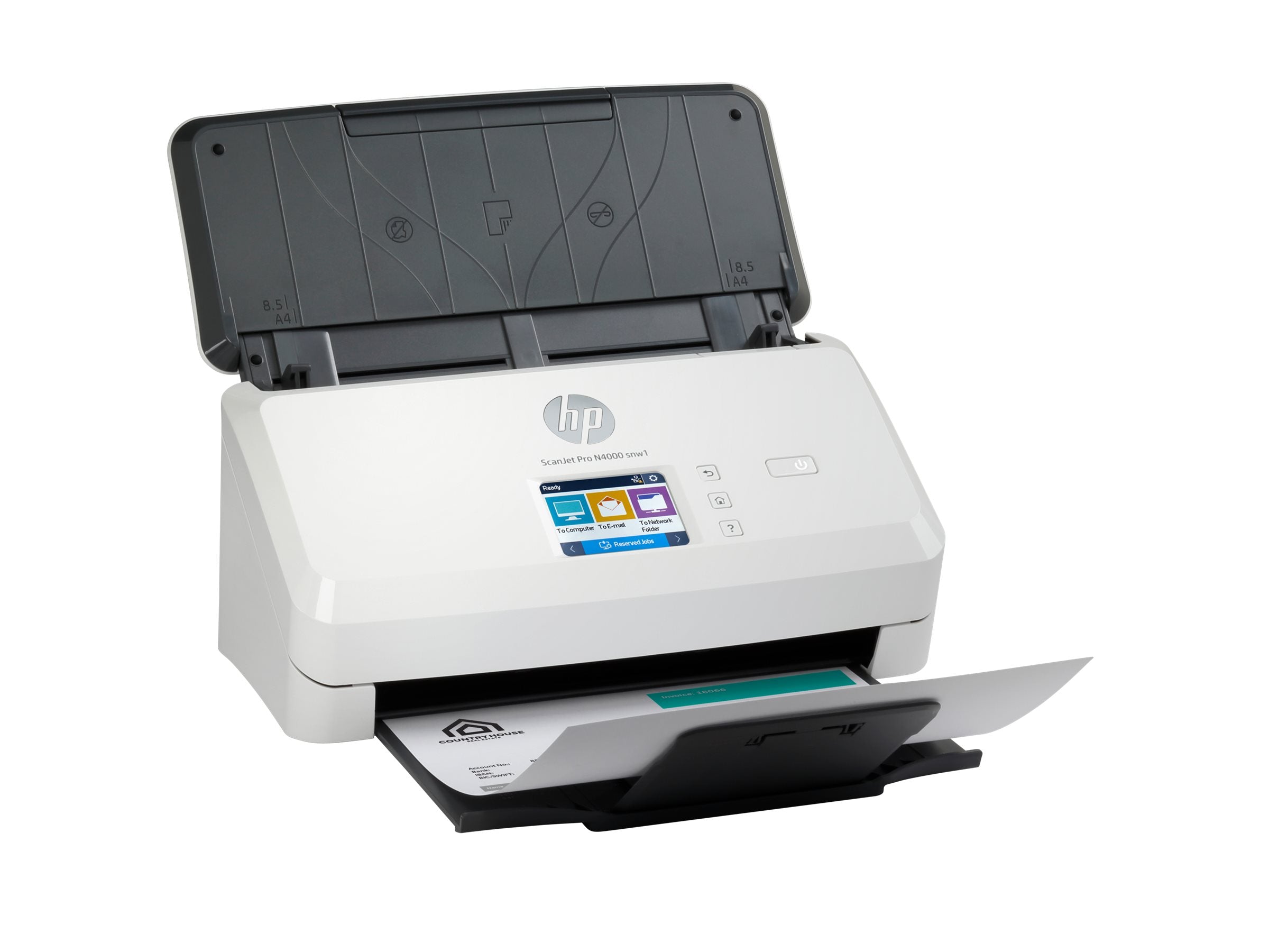 HP Scanjet Pro N4000 snw1 Dokumentenscanner Touchscreen