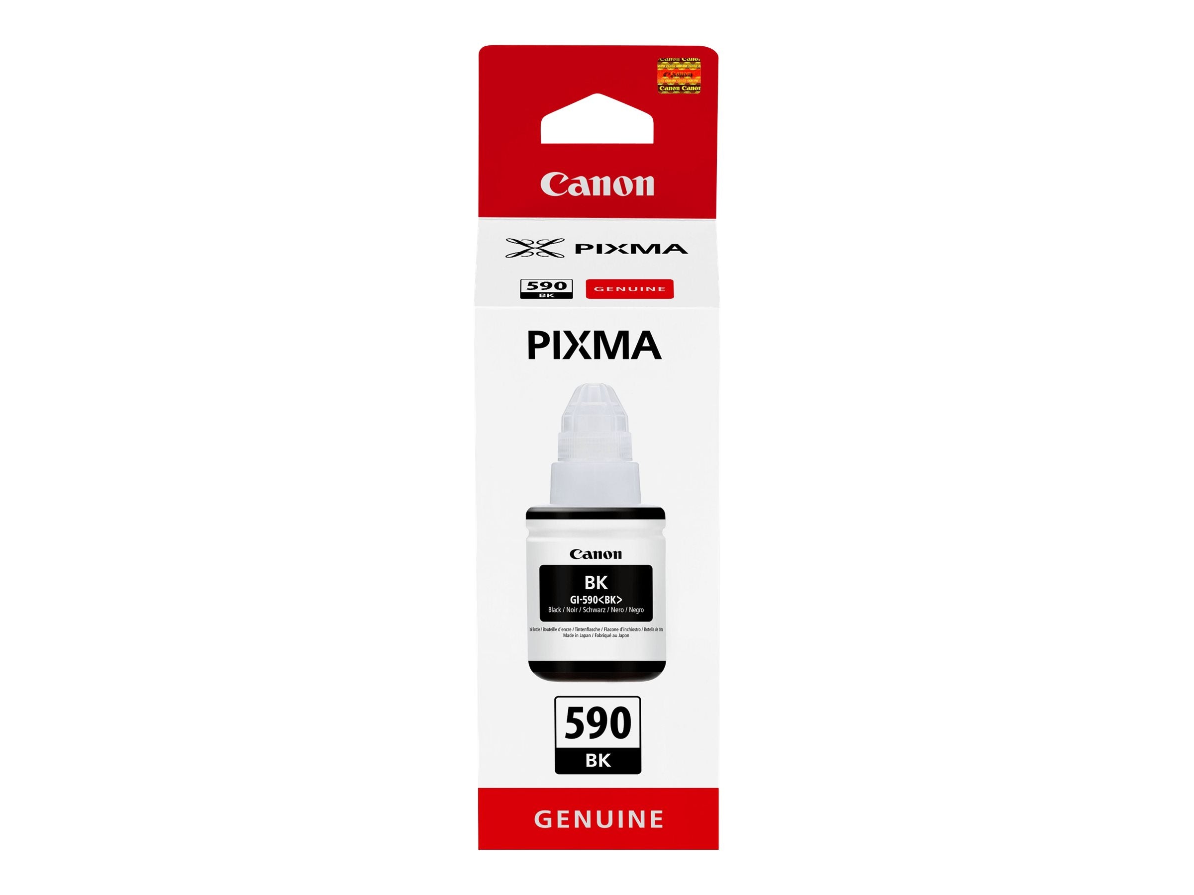 Vorderansicht der CANON 1LB GI-590BK Black Ink Bottle