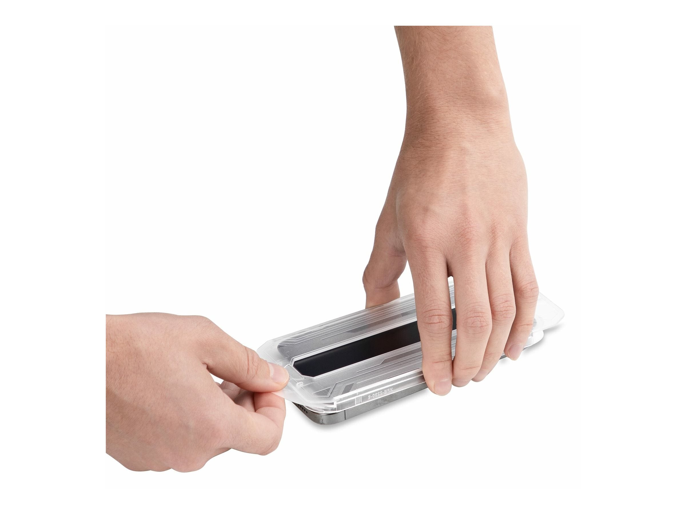 STARTECH.COM 4-Wege Blickschutzfilter fur iPhone 15 Hoch-/Querformat Touch +/- 30 Blickwinkel Smartphone Panzerglas Sichtschutz