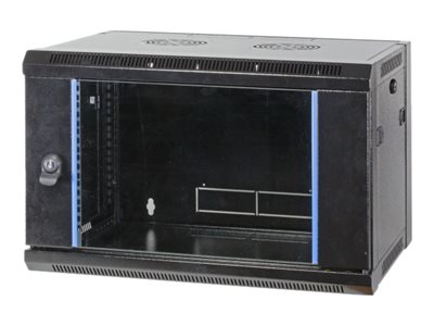 EFB 19Zoll Wandgehaeuse SCHWARZ Vorderansicht