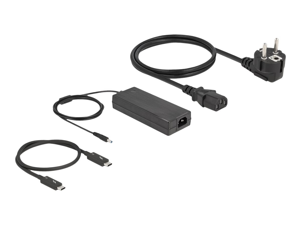 DELOCK Thunderbolt 3 Dockingstation 8K Rückansicht