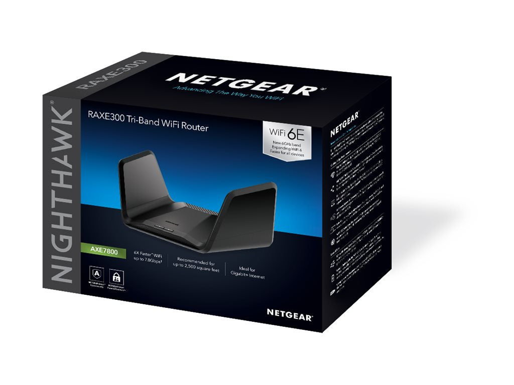 NETGEAR 6PT AXE7800 WIFI 6E Router Seitenansicht