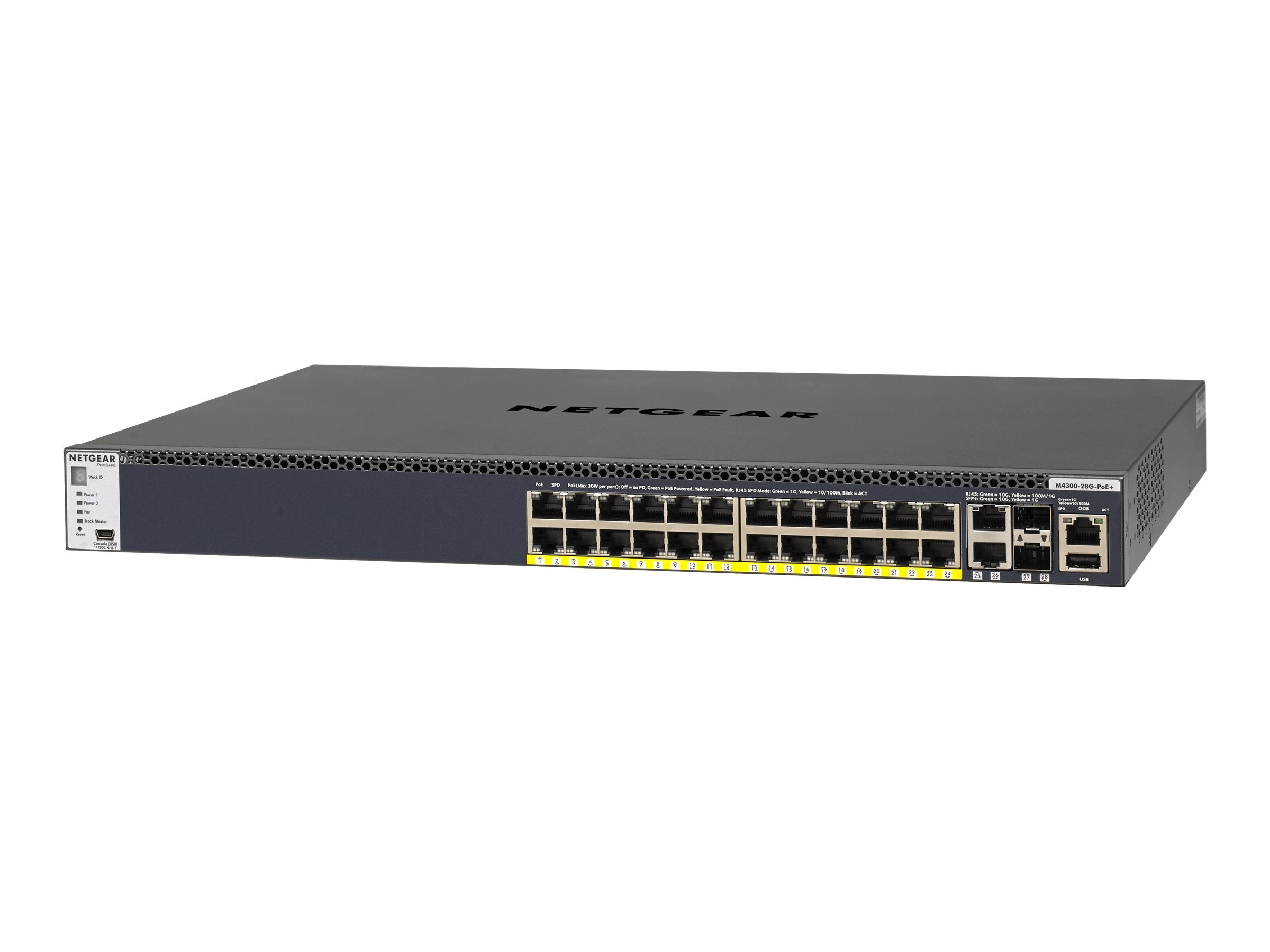 NETGEAR M4300-28G-PoE+ Switch Detailansicht