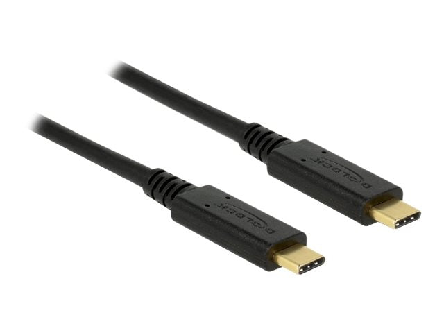 DELOCK USB 2.0 Kabel Type-C zu Type-C 3 m 5 A E-Marker Verpackung