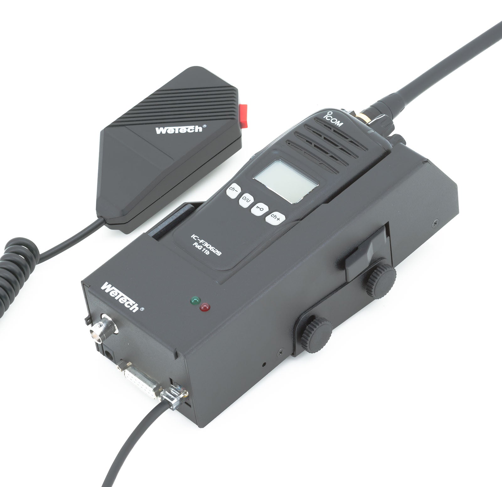 WEMPE WTC667 Aktivladehalterung mit ICOM IC-F3062