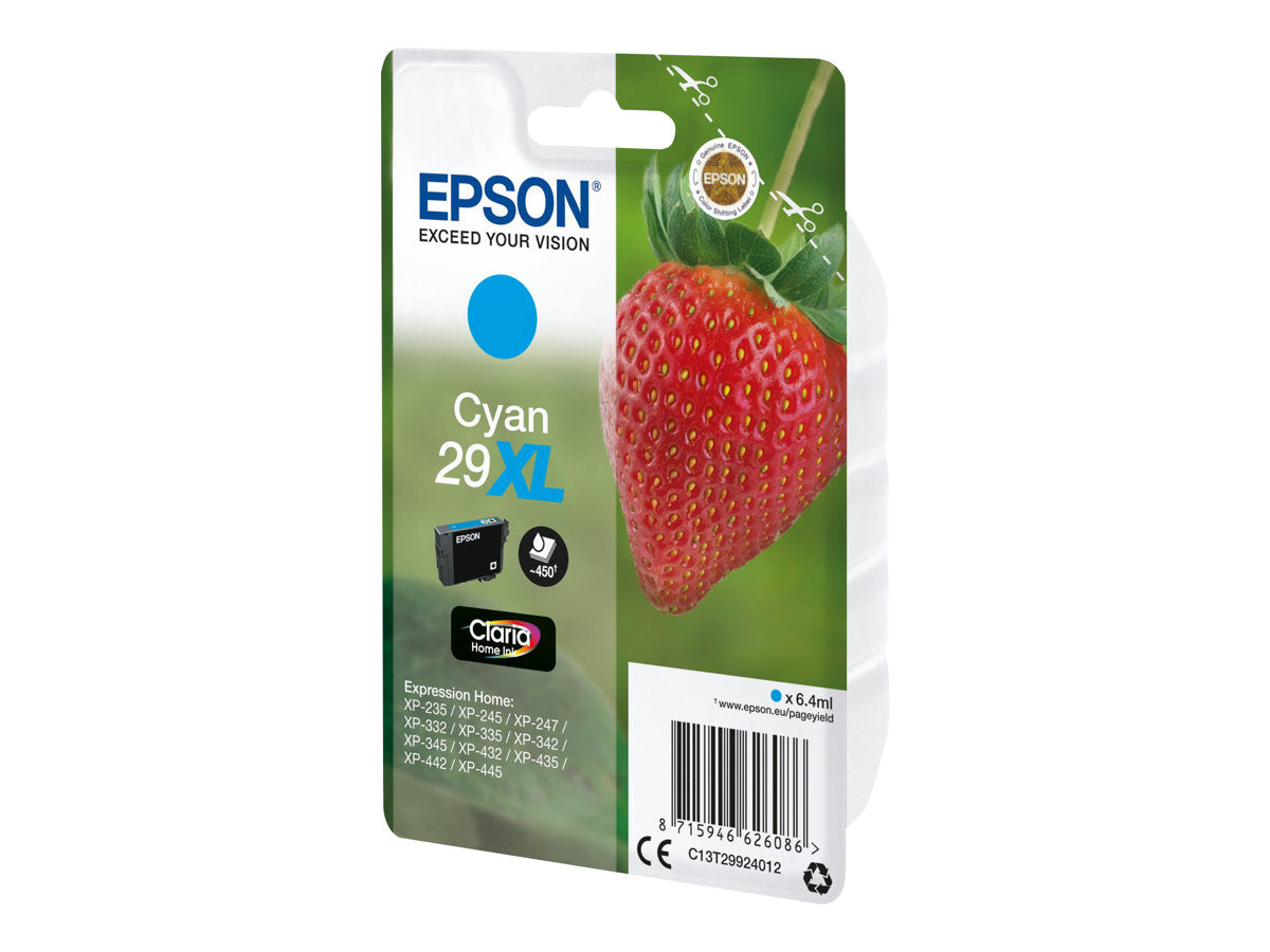 EPSON 1LB Singlepack Cyan 29XL Claria Home Ink Verpackung