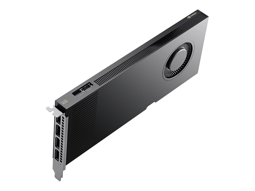 PNY NVIDIA RTX PRO 4000 Blackwell 24GB GDDR7 ECC 4xDP - Vorderansicht