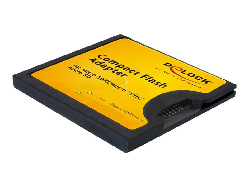 DELOCK Adapter CF I zu microSDHC - Vorderansicht