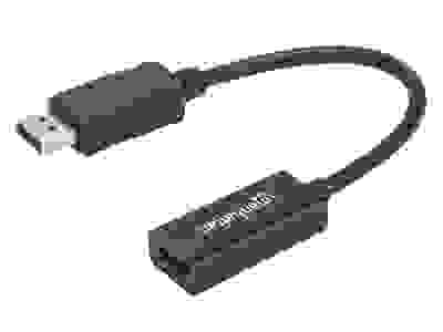 MANHATTAN passiver DisplayPort auf HDMI Adapter Vorderansicht