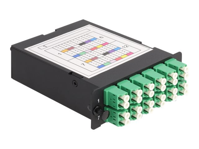 DELOCK LWL HD High Density Kassette MPO Stecker Vorderansicht