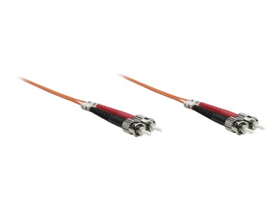 INTELLINET LWL Kabel ST/ST OM2 3m orange Duplex Multimode Detailansicht
