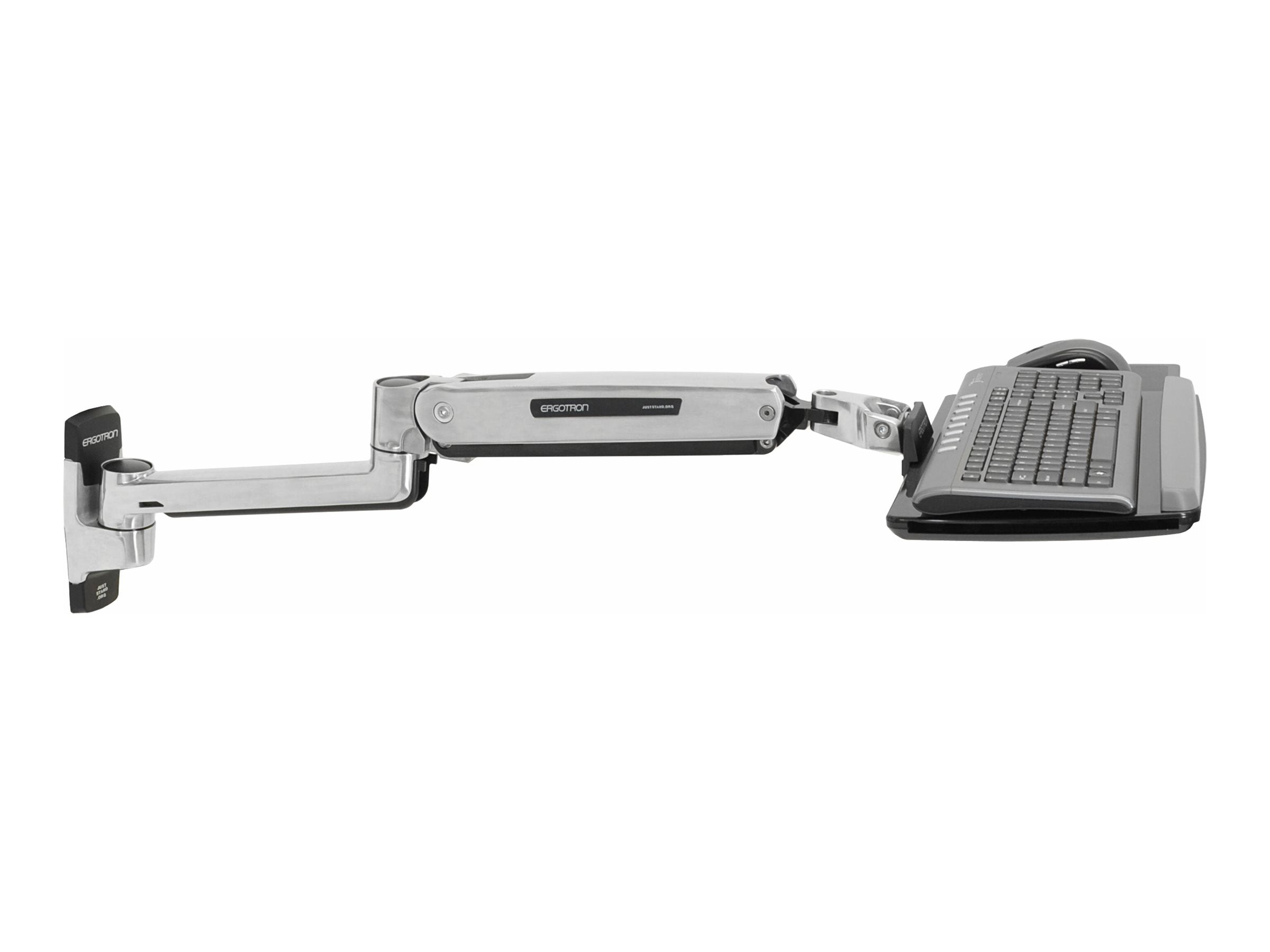 ERGOTRON LX Steh-Sitz-Wandmontage-Tastaturarm Detailansicht