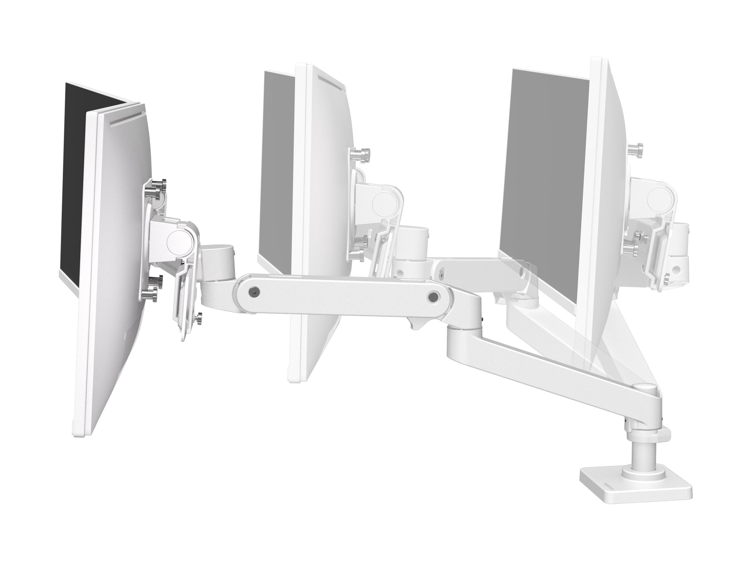 ERGOTRON LX Pro Dual Direct Monitor Arm - Seitenansicht