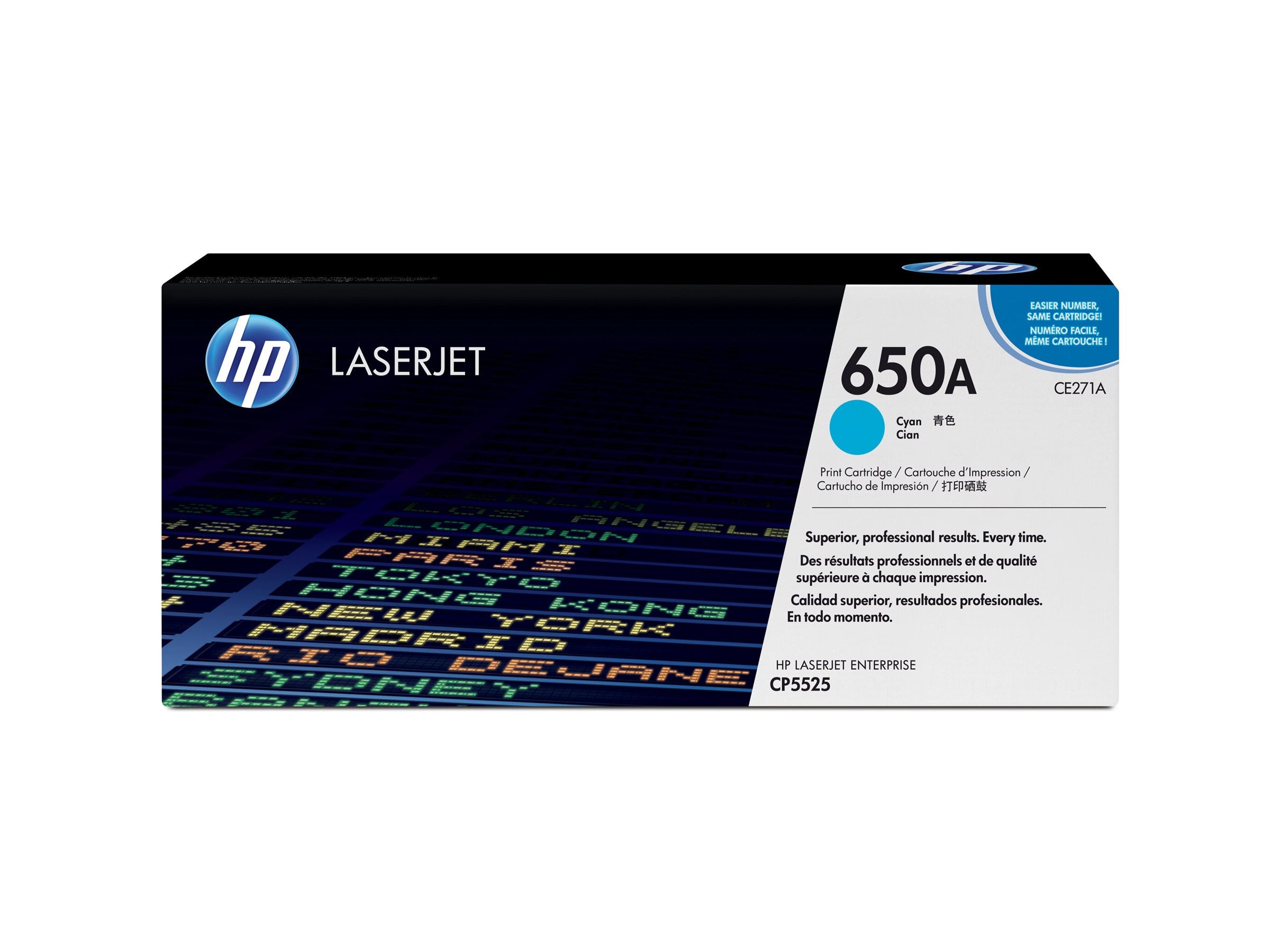 HP CE271A Tonerpatrone Cyan Detailansicht