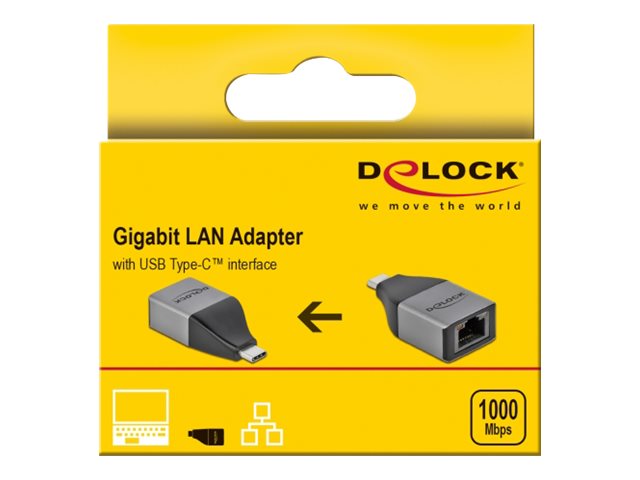 DELOCK USB Type-C Adapter Vorderansicht