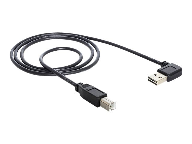 DELOCK Kabel EASY USB 2.0-A 90G gewinkelt > B Stecker/Stecker 2 m - Verpackung
