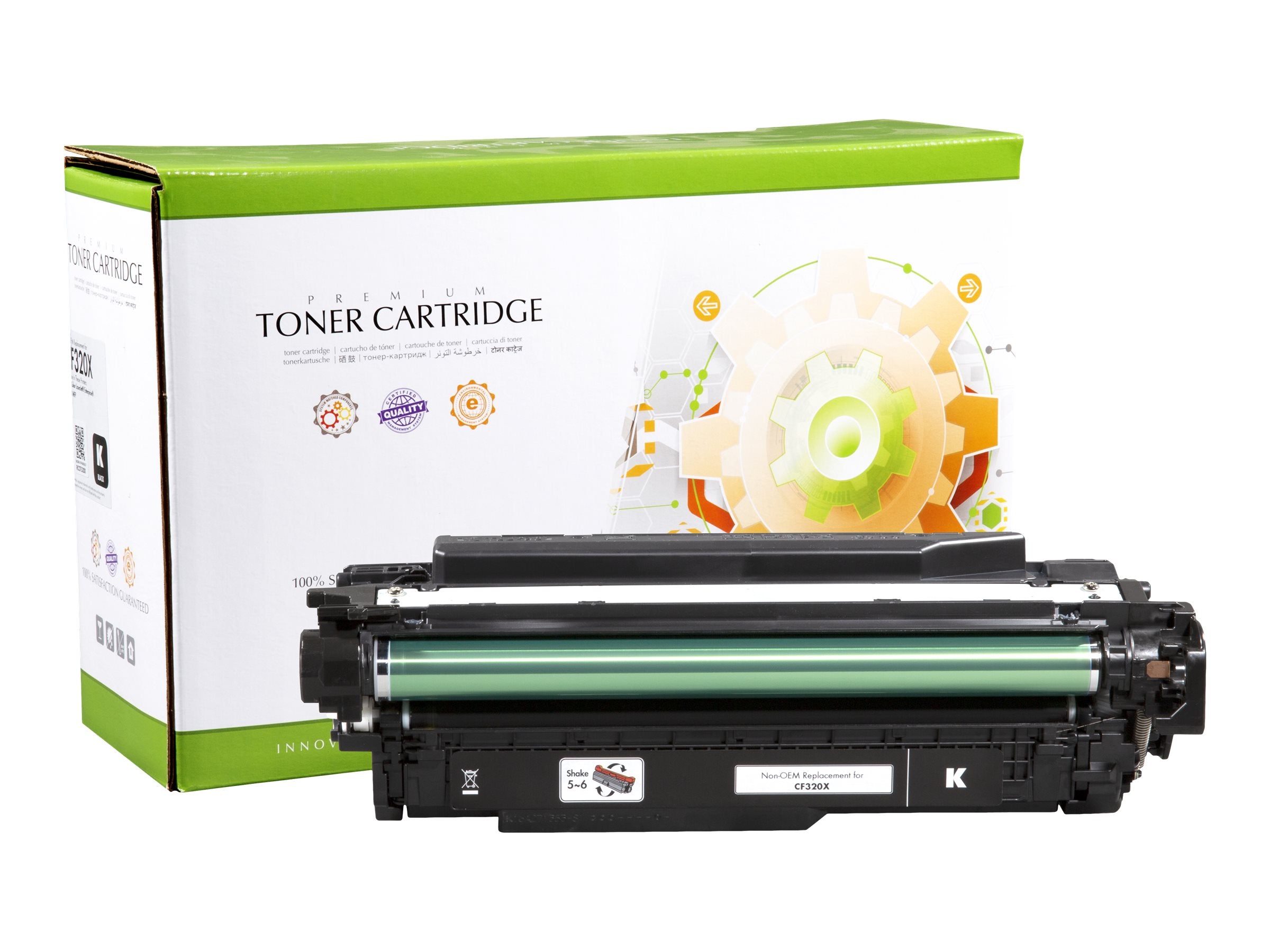 STATIC Tonerpatrone HP CF320X schwarz High Capacity Vorderansicht