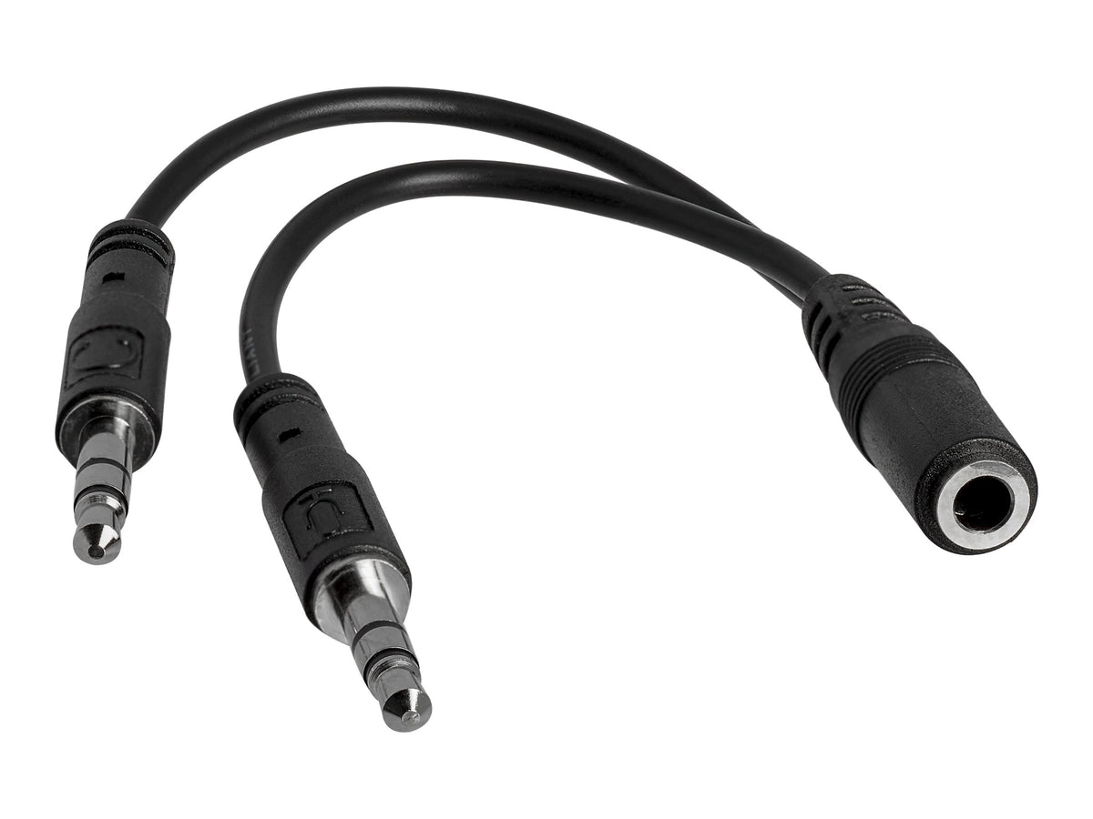 STARTECH.COM 3,5mm Audio Klinke Y Kabel - Detailansicht