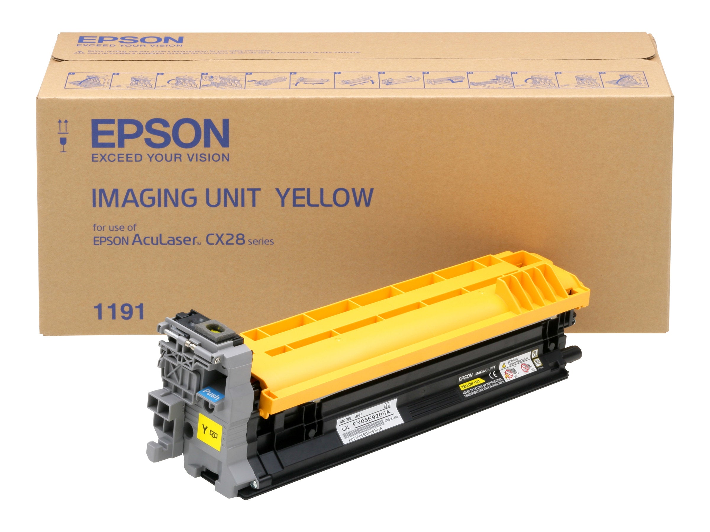EPSON Aculaser CX28DN Fotoleitereinheit gelb Vorderansicht