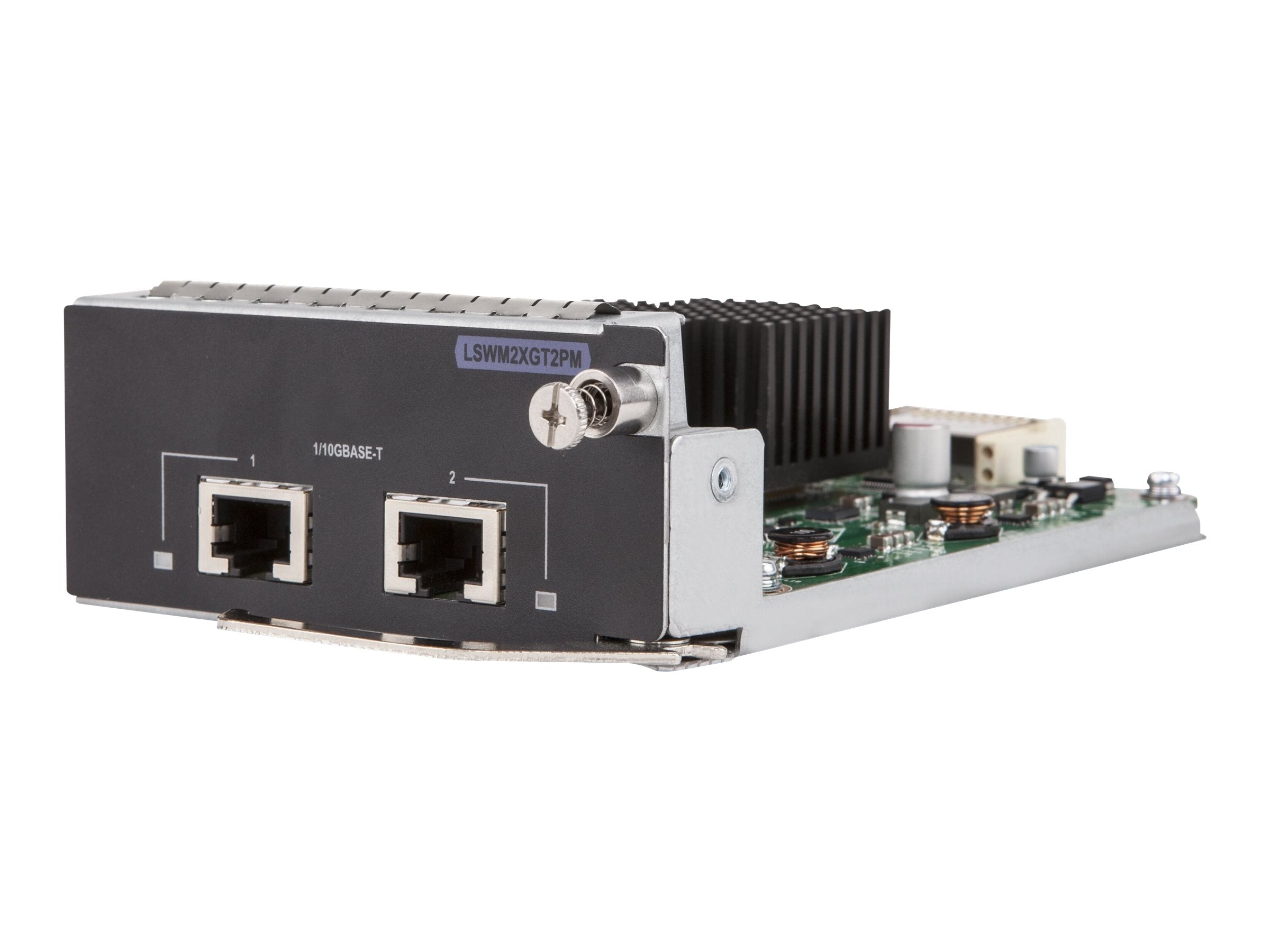 ARUBA HPE 5140/5520 10GBASE-T MACsec 2p Module Vorderansicht