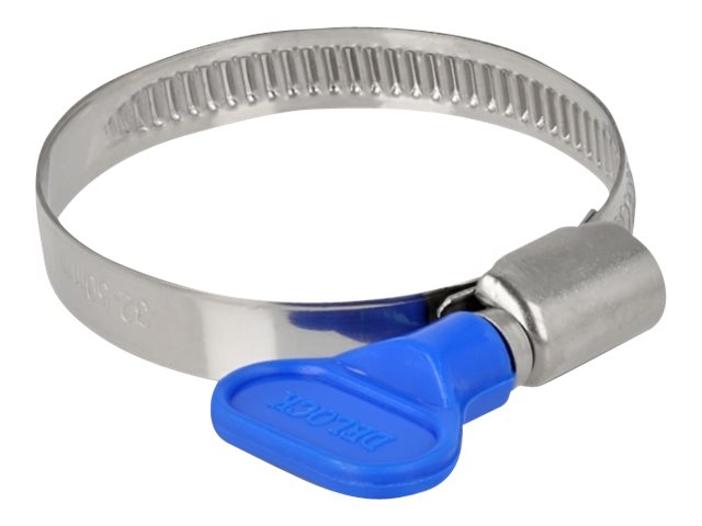 DELOCK Schlauchschelle mit Flügelmutter 32-50mm Vorderansicht