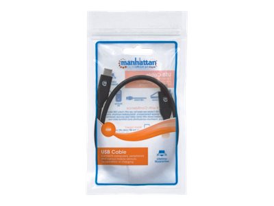 MANHATTAN USB 3.1 Typ C Gen2 Kabel 0,5m Anschlussansicht