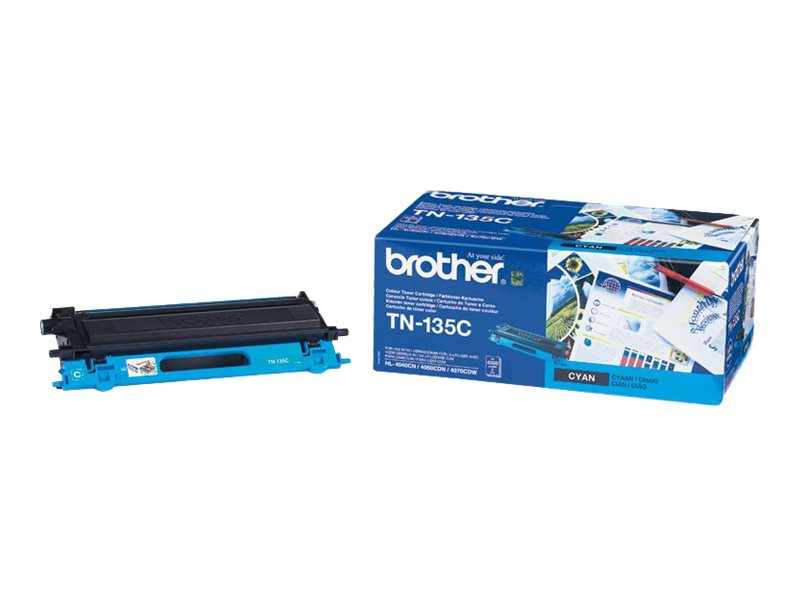 BROTHER TN-135 Toner cyan hohe Kapazität Verpackung