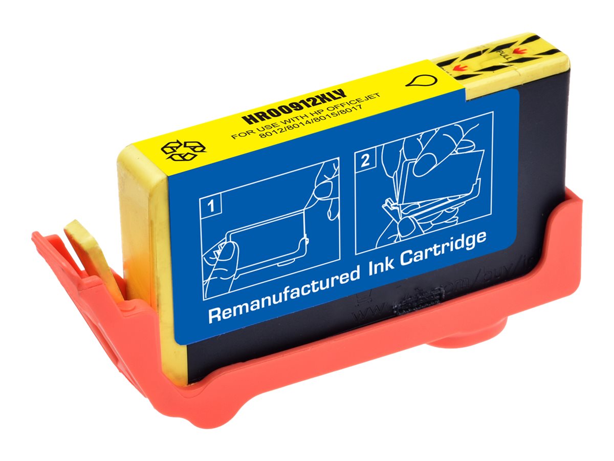 STATIC Ink cartridge HP F6T79AE 913 yellow Tintenpatrone Vorderansicht