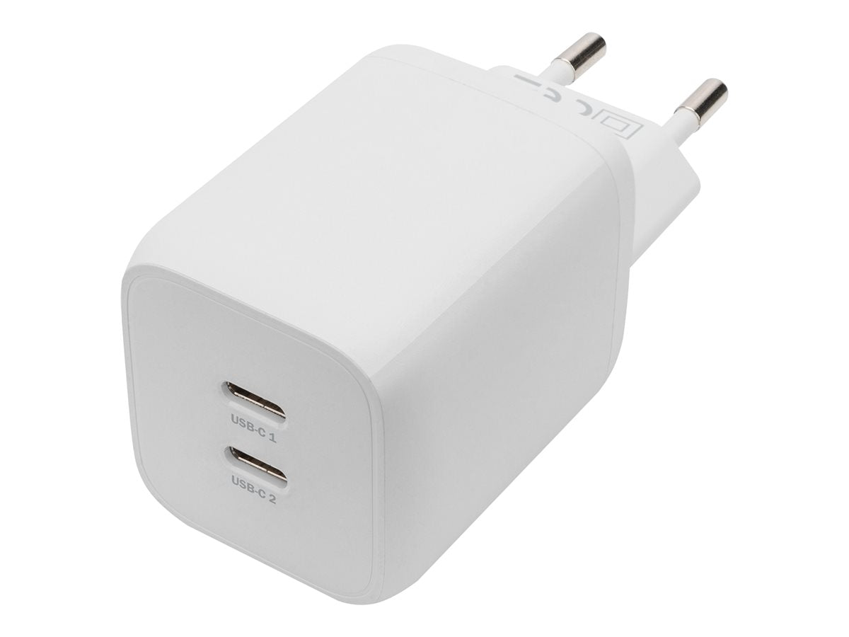DIGITUS USB-C Mini charger 2-Port 65W Vorderansicht