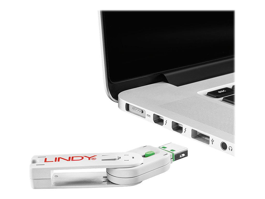 LINDY USB Portschloesser Vorderansicht